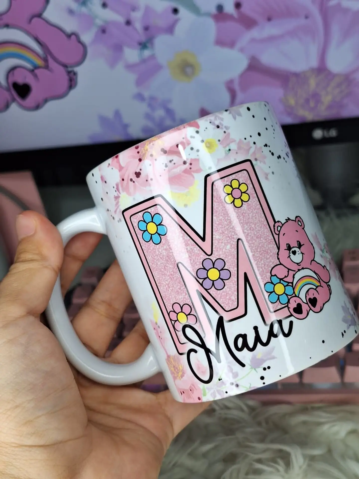 Alfabeto Ursinhos Carinhosos Bíblico - Caneca 1