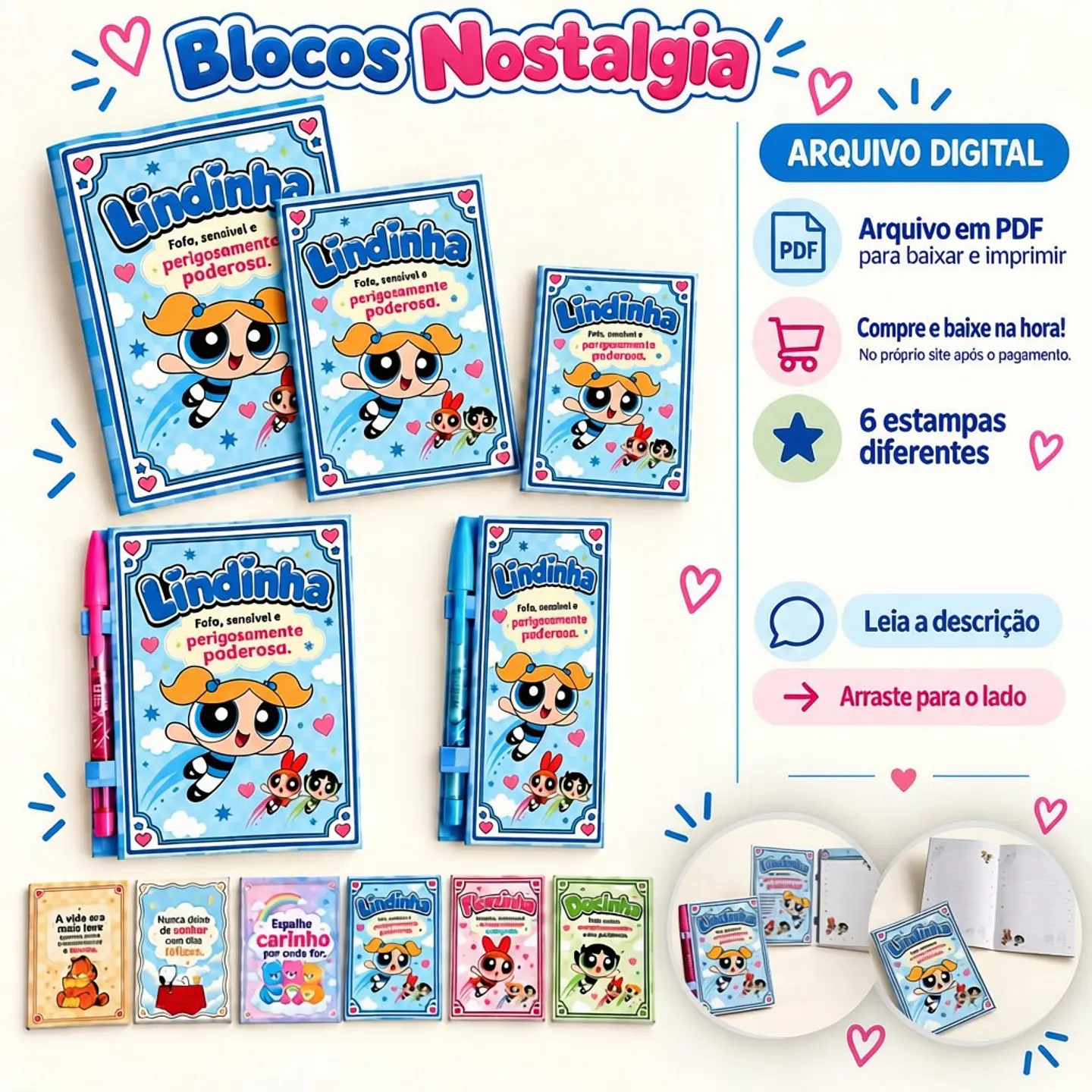 Blocos Nostalgia - Encadernação 1