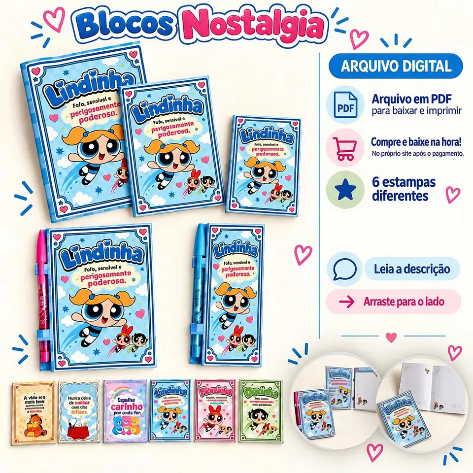 Blocos Nostalgia - Encadernação 1