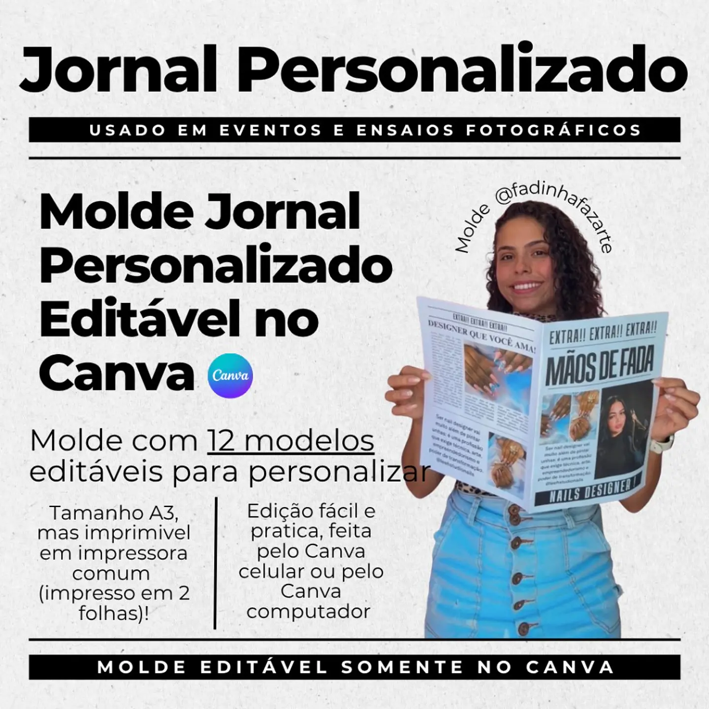 Jornal Personalizado - Arquivo de Corte 1