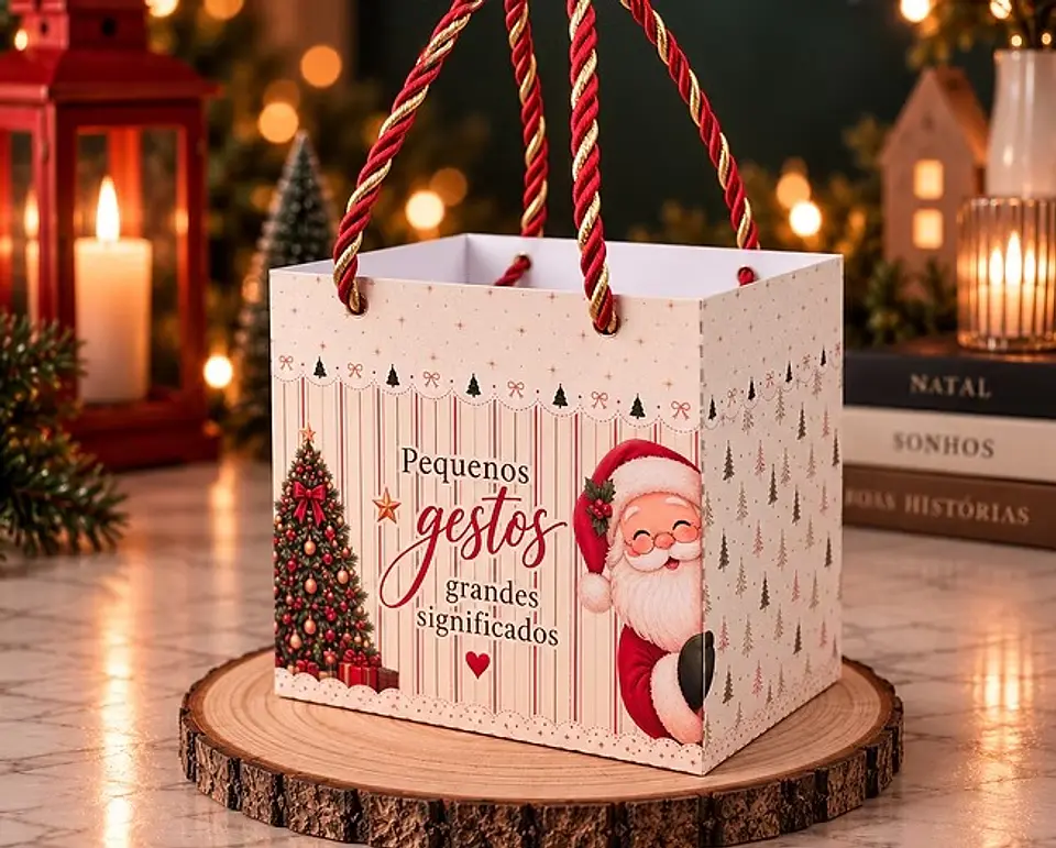 Sacola para Caneca - Natal 4