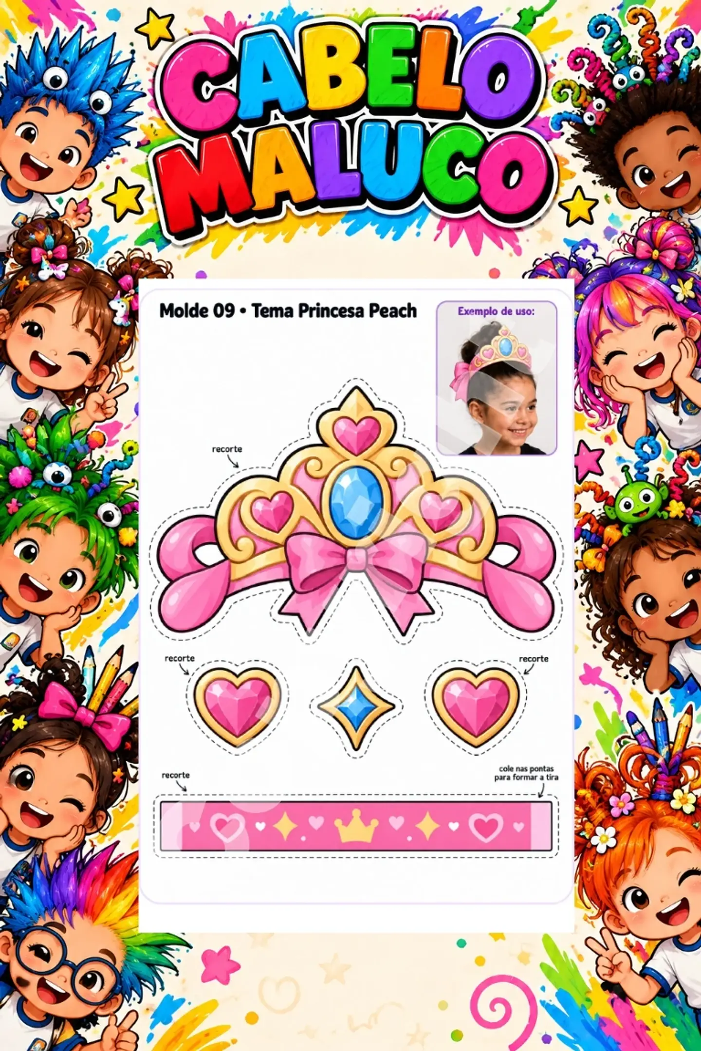 Kit Cabelo Maluco - Arquivo de Corte 12