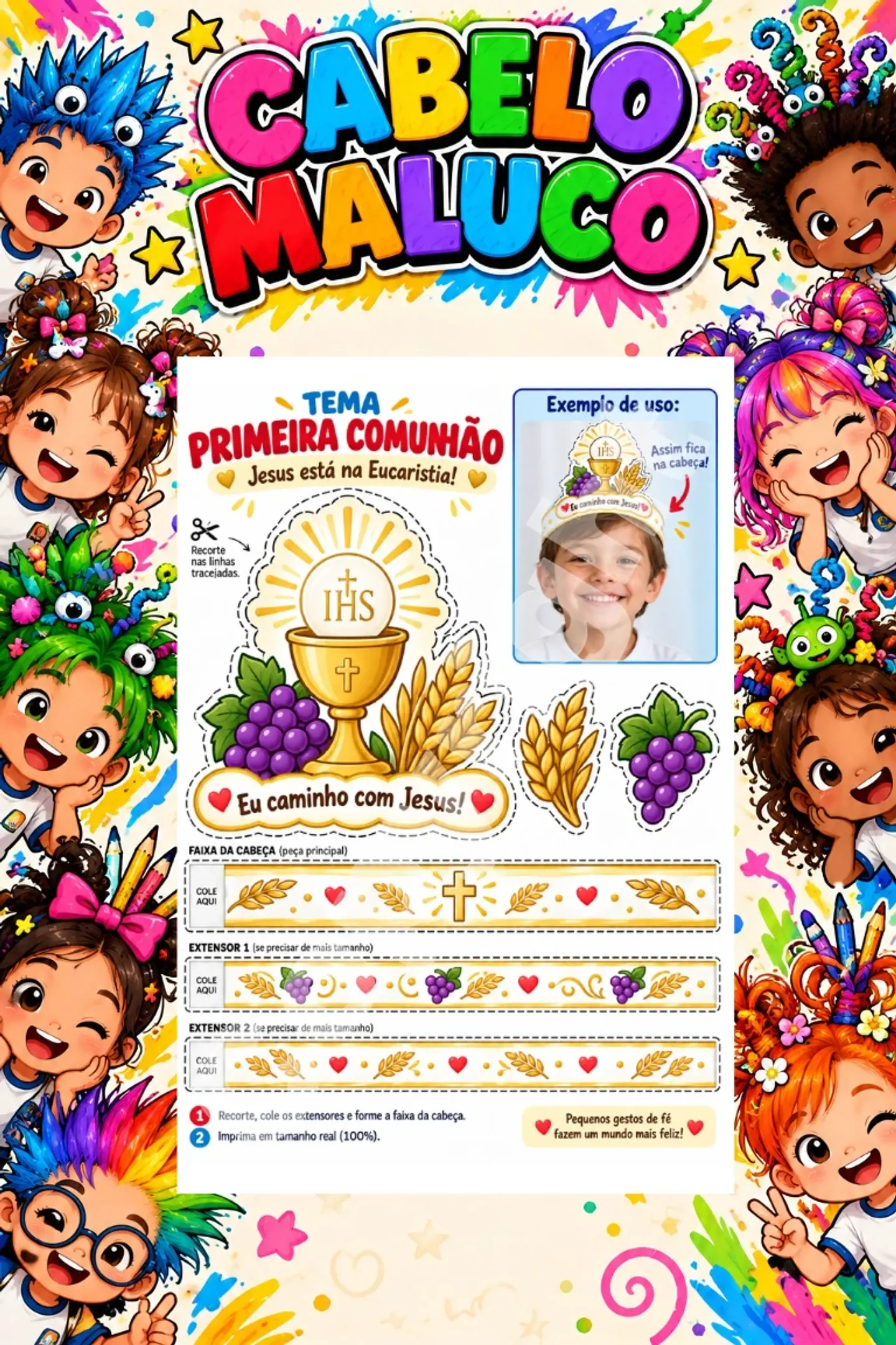 Kit Cabelo Maluco - Arquivo de Corte 49