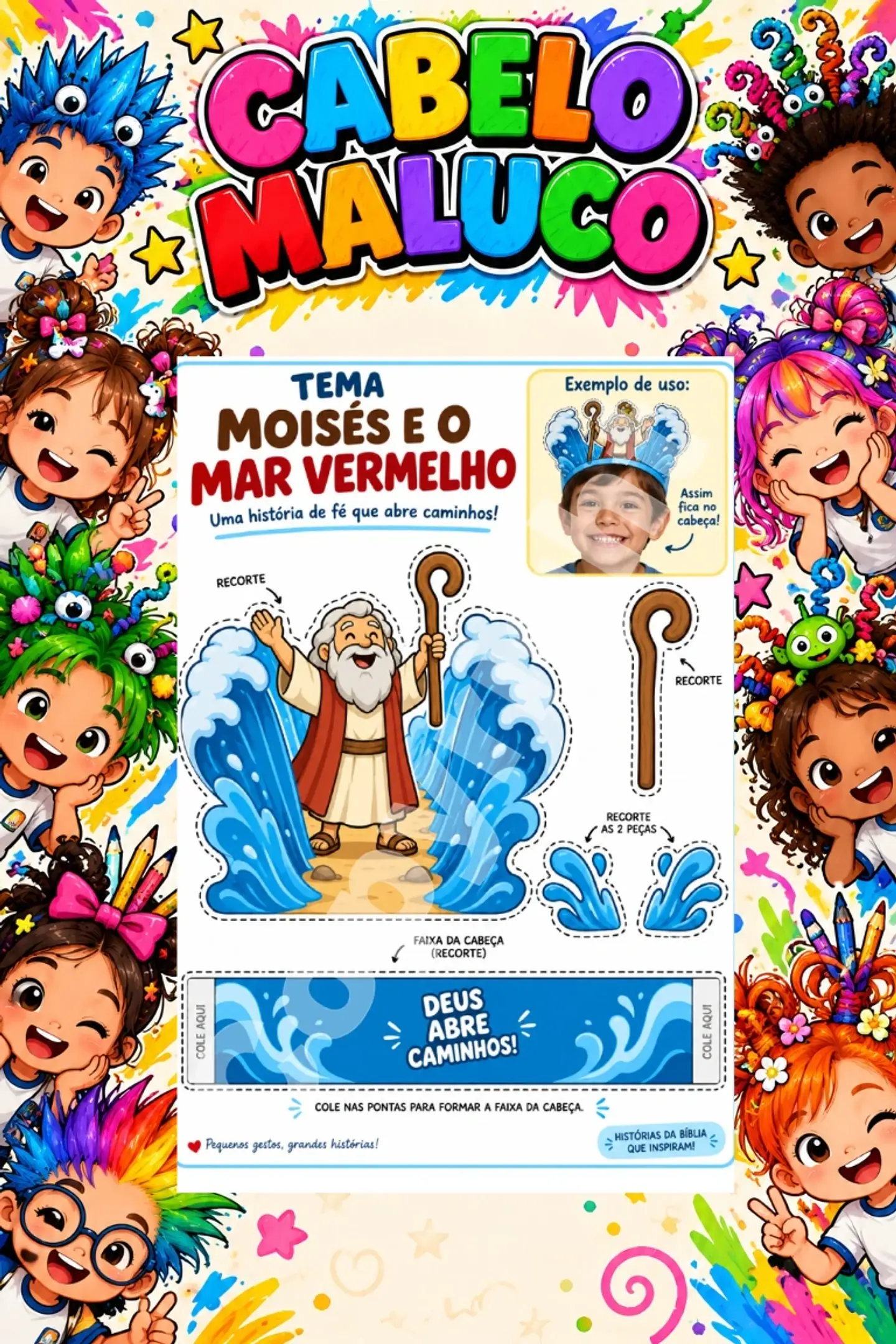 Kit Cabelo Maluco - Arquivo de Corte 50