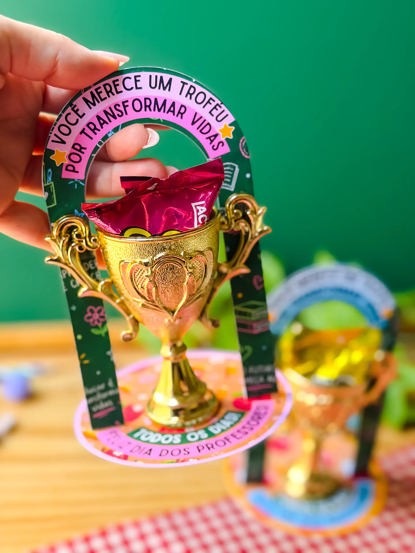 Expositor Mini Troféu - Dia dos Professores 6