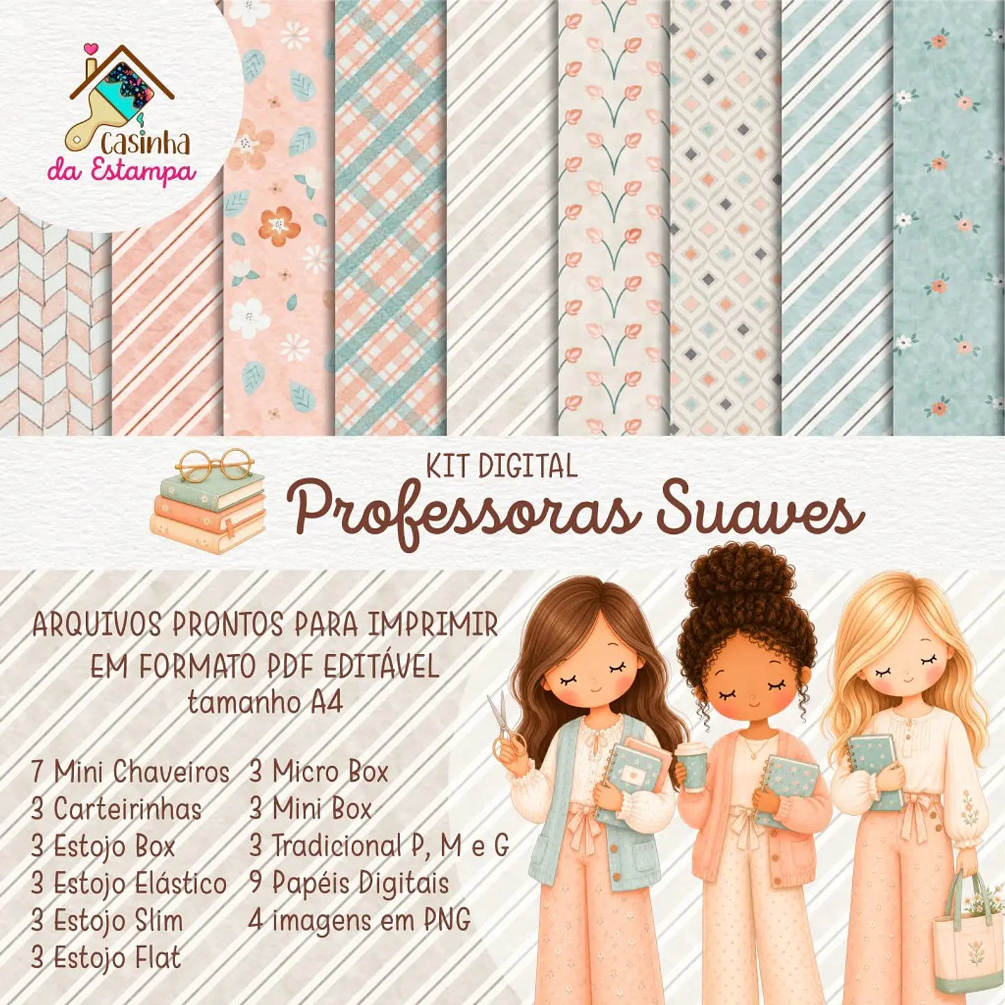 Coleção Professoras Suaves - Sublimação 1