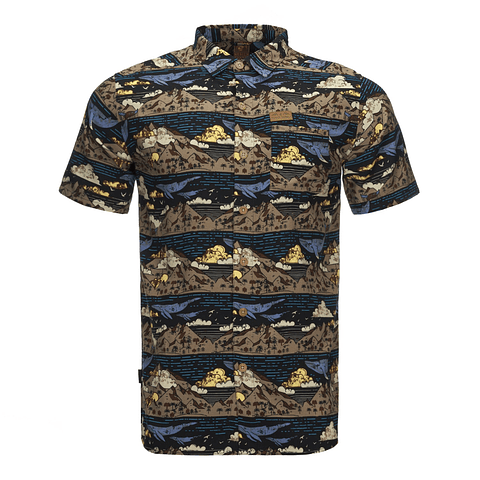 Camisa Hombre Haka Honu Anameizon Grafito