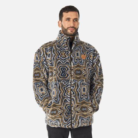 Chaqueta Hombre Caluro-Sin Print Azul Haka Honu