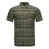 Camisa Hombre Haka Honu Good Karma Verde Militar