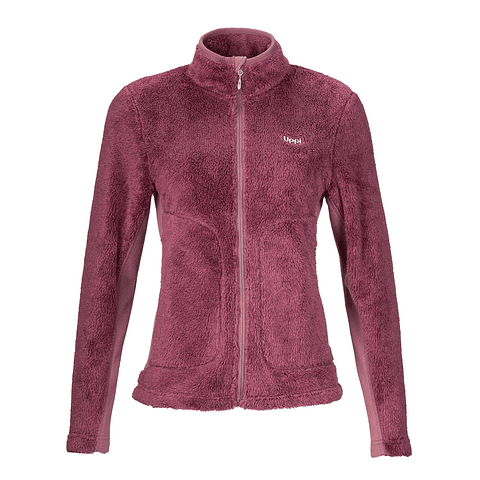 Chaqueta Mujer Furry Shaggy-Pro Jacket Burdeo Lippi