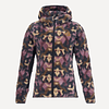 Chaqueta Mujer Calur-Oso Print Burdeo Haka Honu