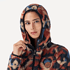 Chaqueta Mujer Calur-Oso Print Terracota Haka Honu