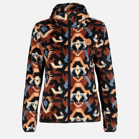 Chaqueta Calur-oso Print Terracota Mujer Haka honu