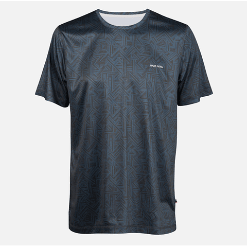 Polera Sudala Print Azul Hombre Haka honu