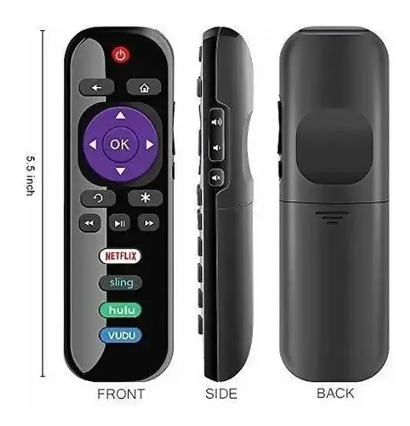 Control Remoto Para Roku  Rc280 Rc282 Reemplazo 2