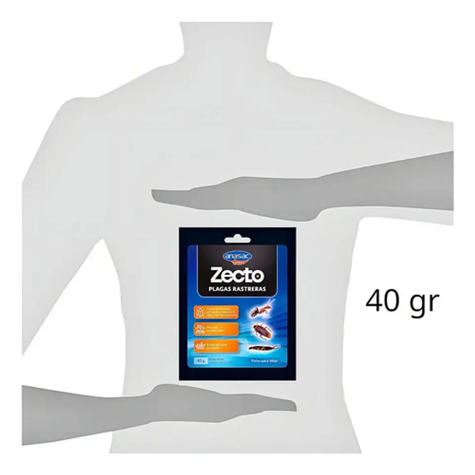 Anasac Insecticida Plagas Rastreras 40g Para Garrapatas Pulgas Hormigas 6
