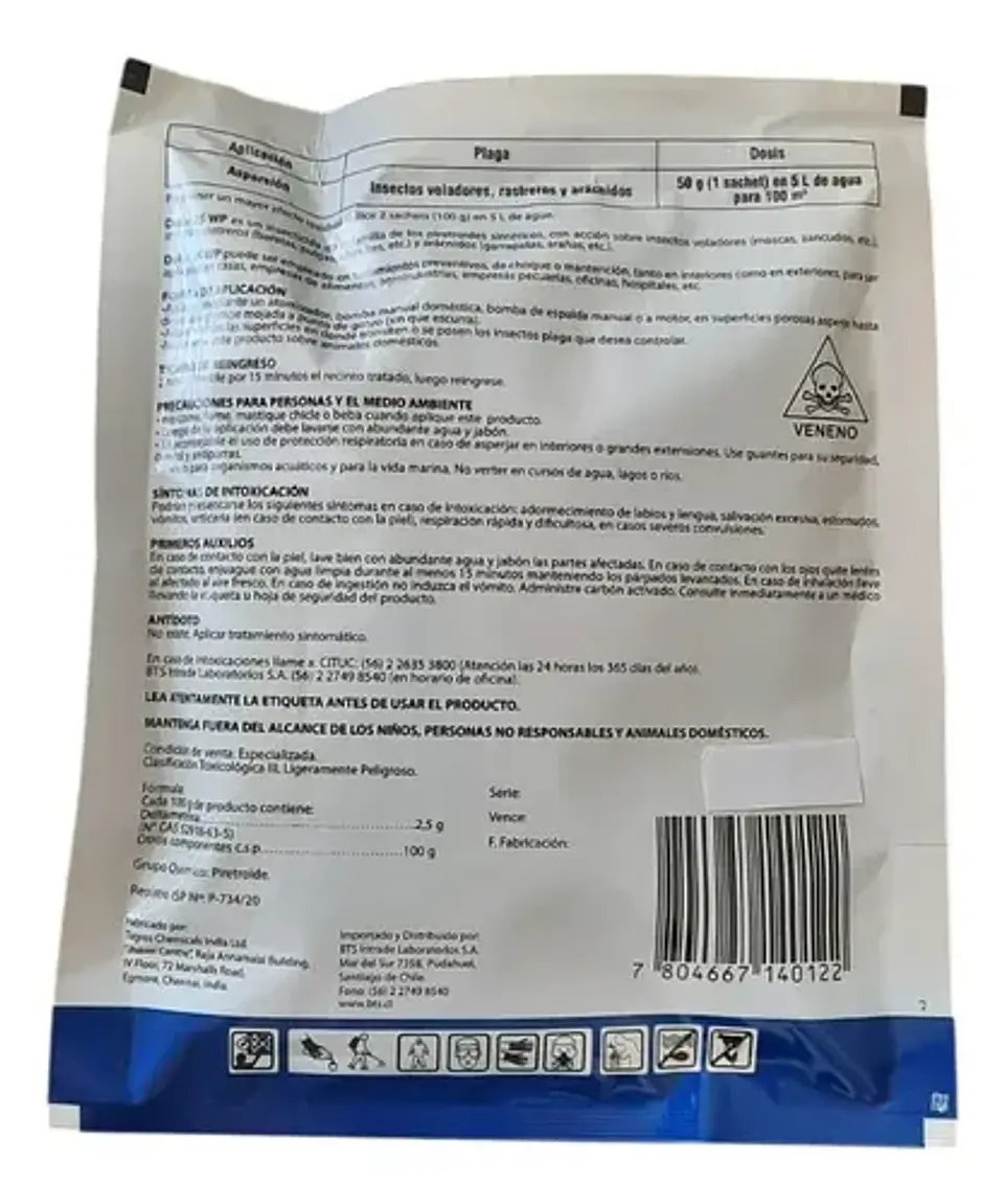 Control De Plagas Rastreras, Delta, 50gr. 2