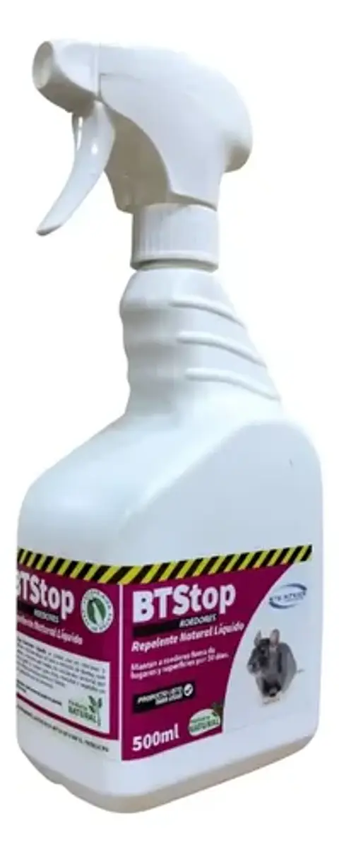 Repelente De Ratones Y Lauchas Líquido Natural Btstop 500ml