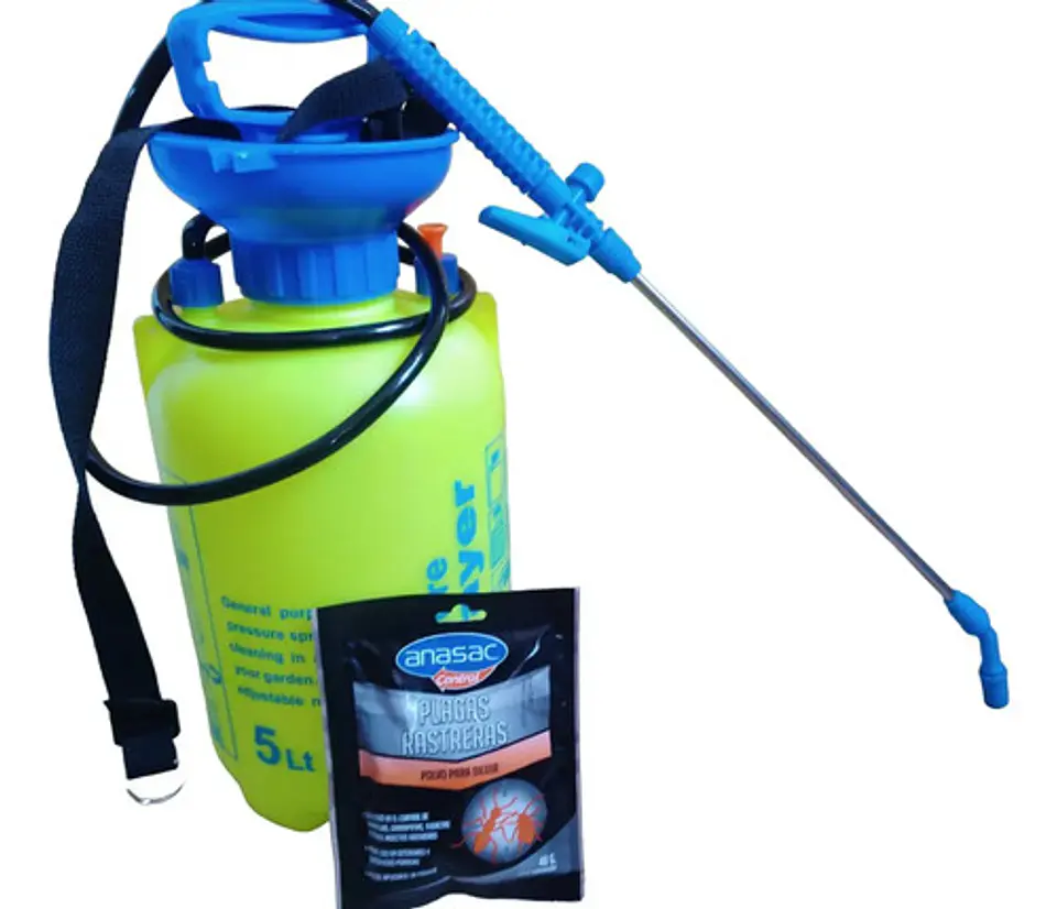 Plagas Rastreras Anasac + Pulverizador A Presion 5 Litros 1