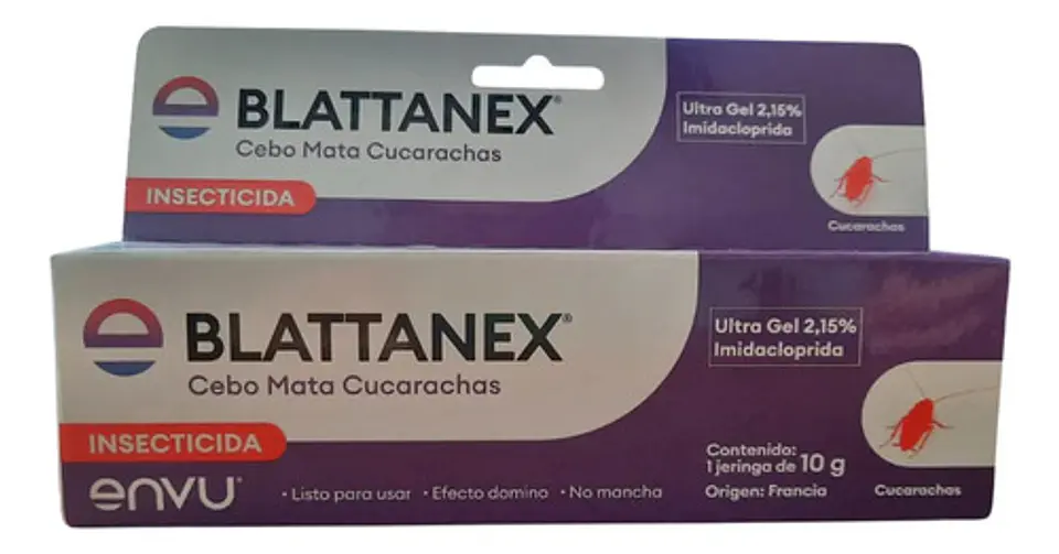 Gel De Cucarachas 10 G, Blattanex, Envu 2