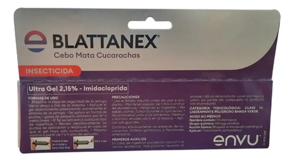 Gel De Cucarachas 10 G, Blattanex, Envu 3