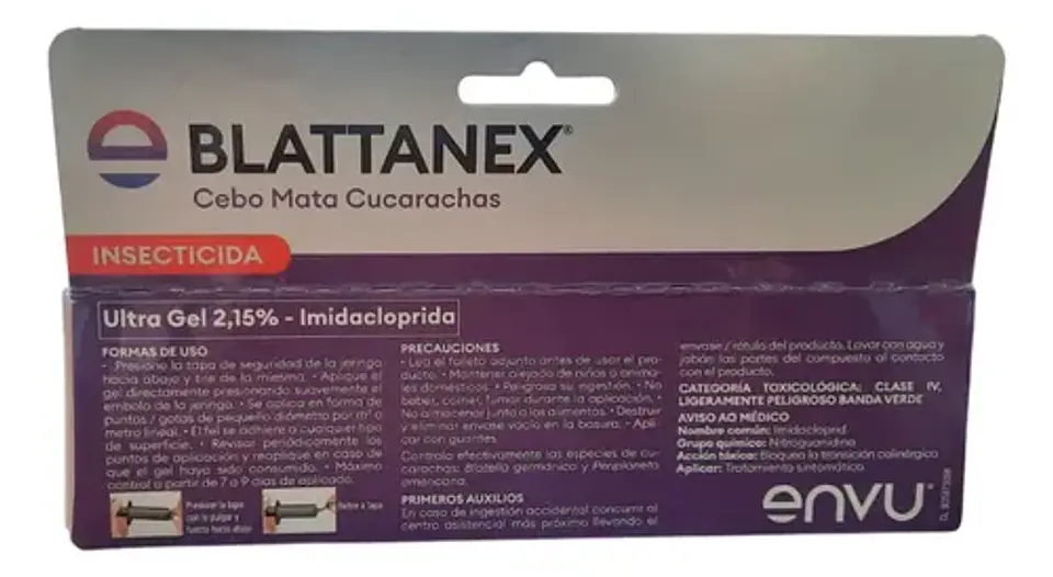 Gel De Cucarachas 10 G, Blattanex, Envu 4