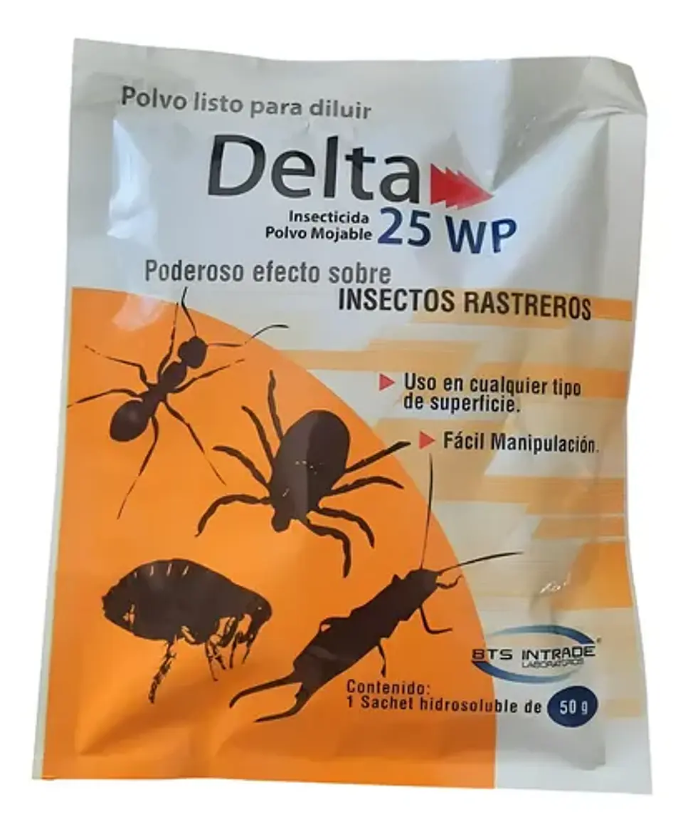 Pack 5 Plagas Rastreras Delta , 50gr. 1