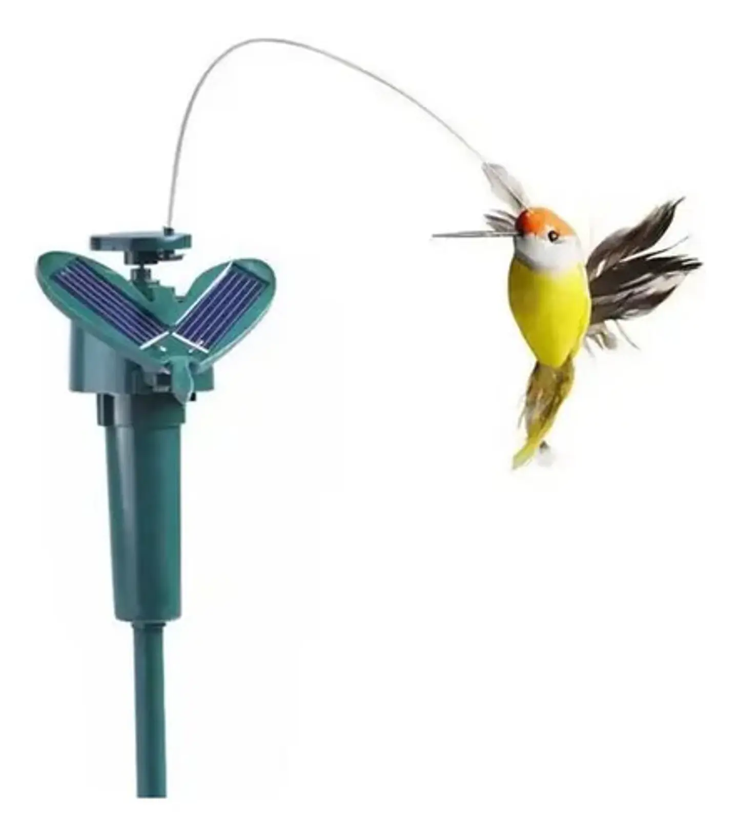Estaca Solar Jardin Picaflor Colibrí Decorativas 3