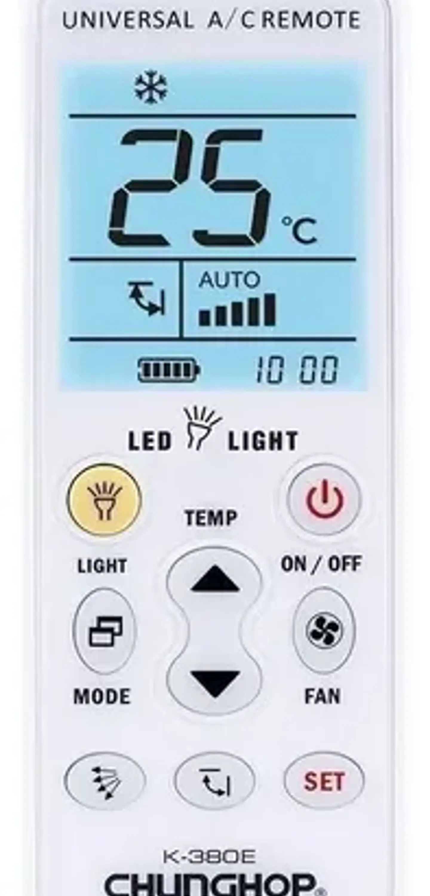 Control Remoto Universal Aire Acondicionado Genérico K1028e 3