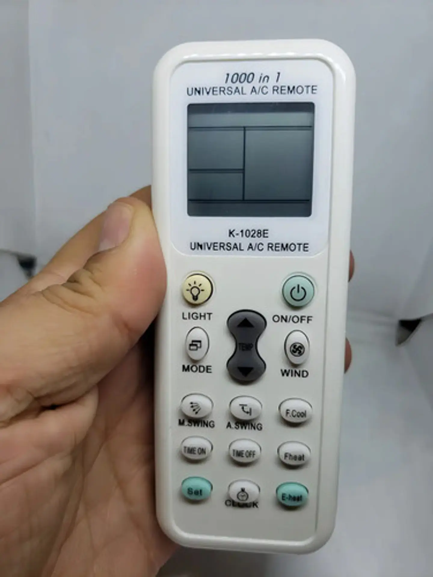 Control Remoto Universal Aire Acondicionado Genérico K1028e 7