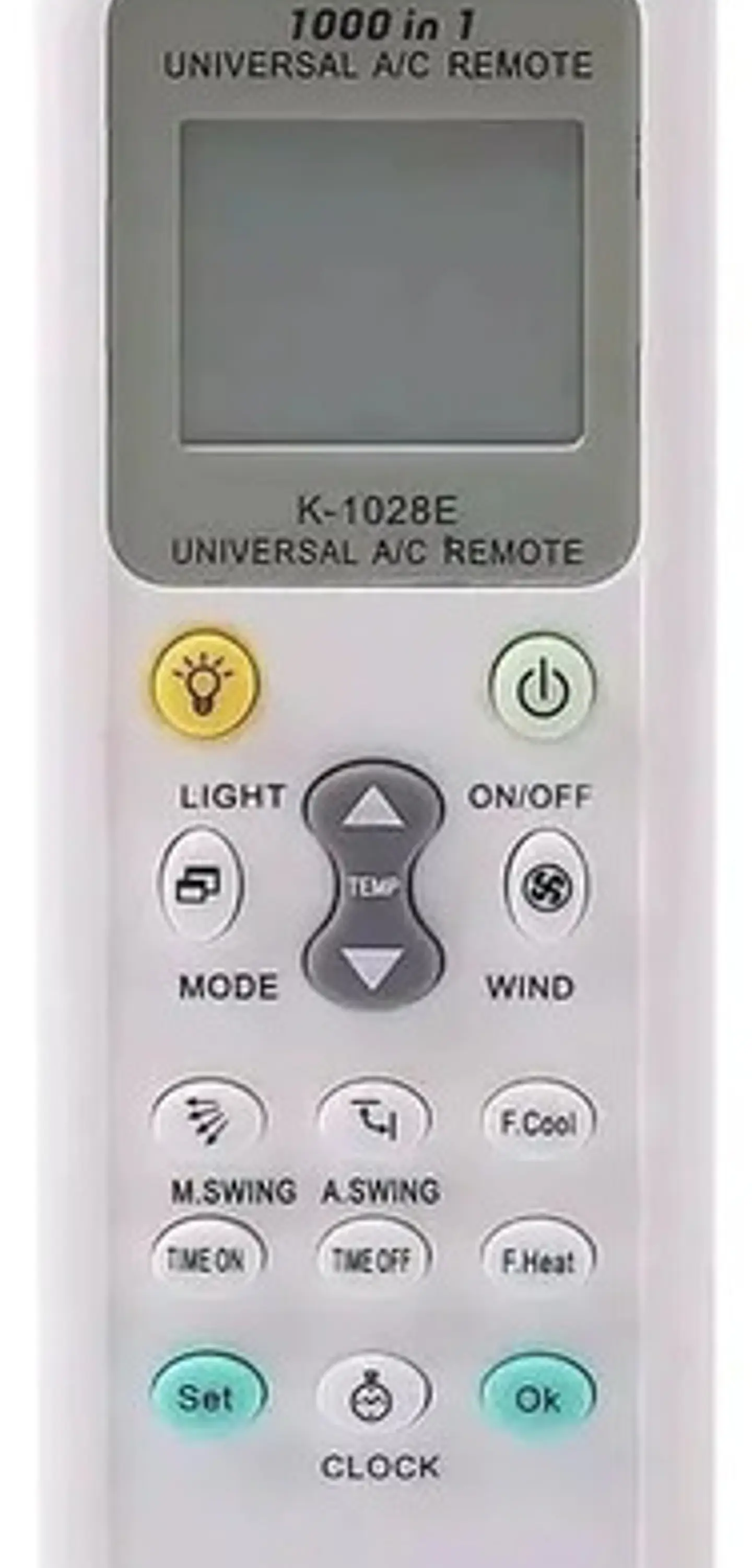 Control Remoto Universal Aire Acondicionado Genérico K1028e 11