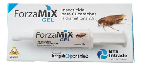 Forzamix Gel Mata Cucarachas Efectivo 10g Limpieza Hogar