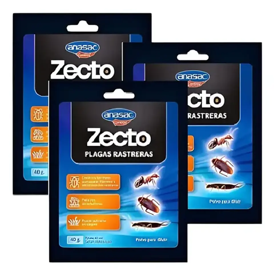 Anasac, Plagas Rastreras ,40 Grs.( Pack 3 Unidades) 1