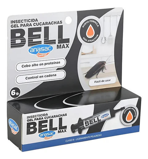 Gel Control Cucaracha Anasac Bell Max, 6gr.