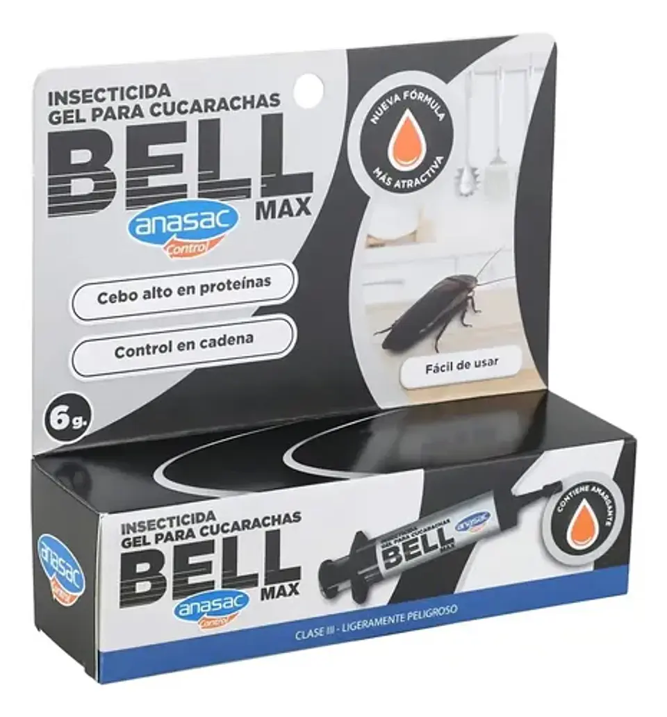 Gel Control Cucaracha Anasac Bell Max, 6gr. 3