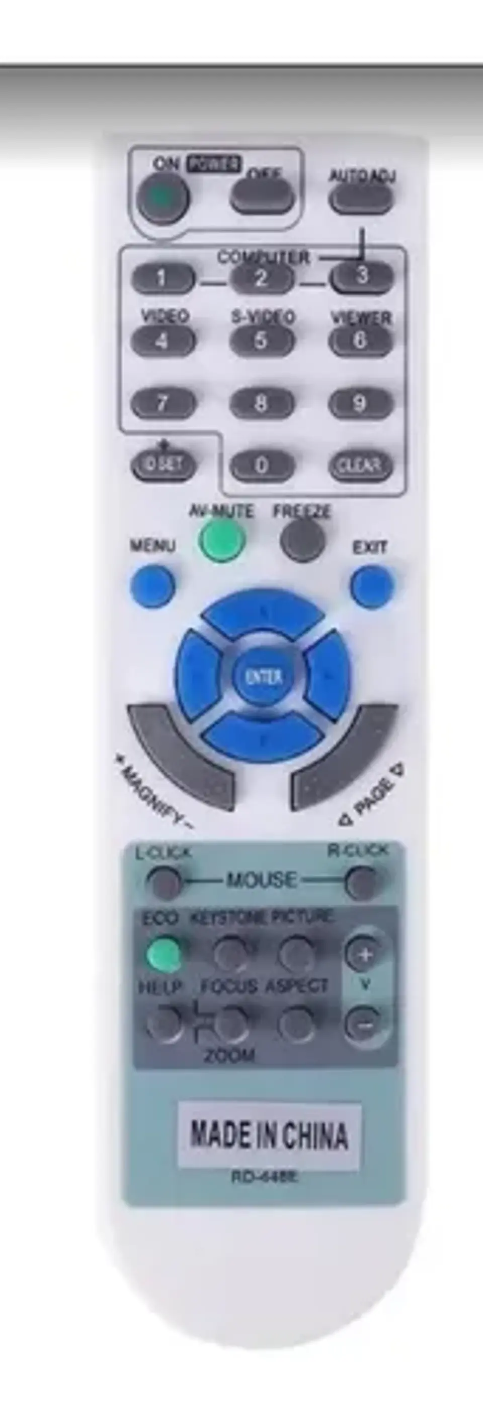 Control De Proyector Nec - 1 Año - Rd-448e Blanco 2