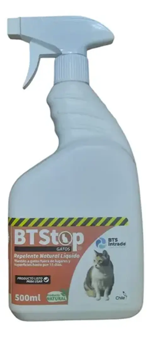 Repelente Natural Gatos Liquido, 500ml., Btstop