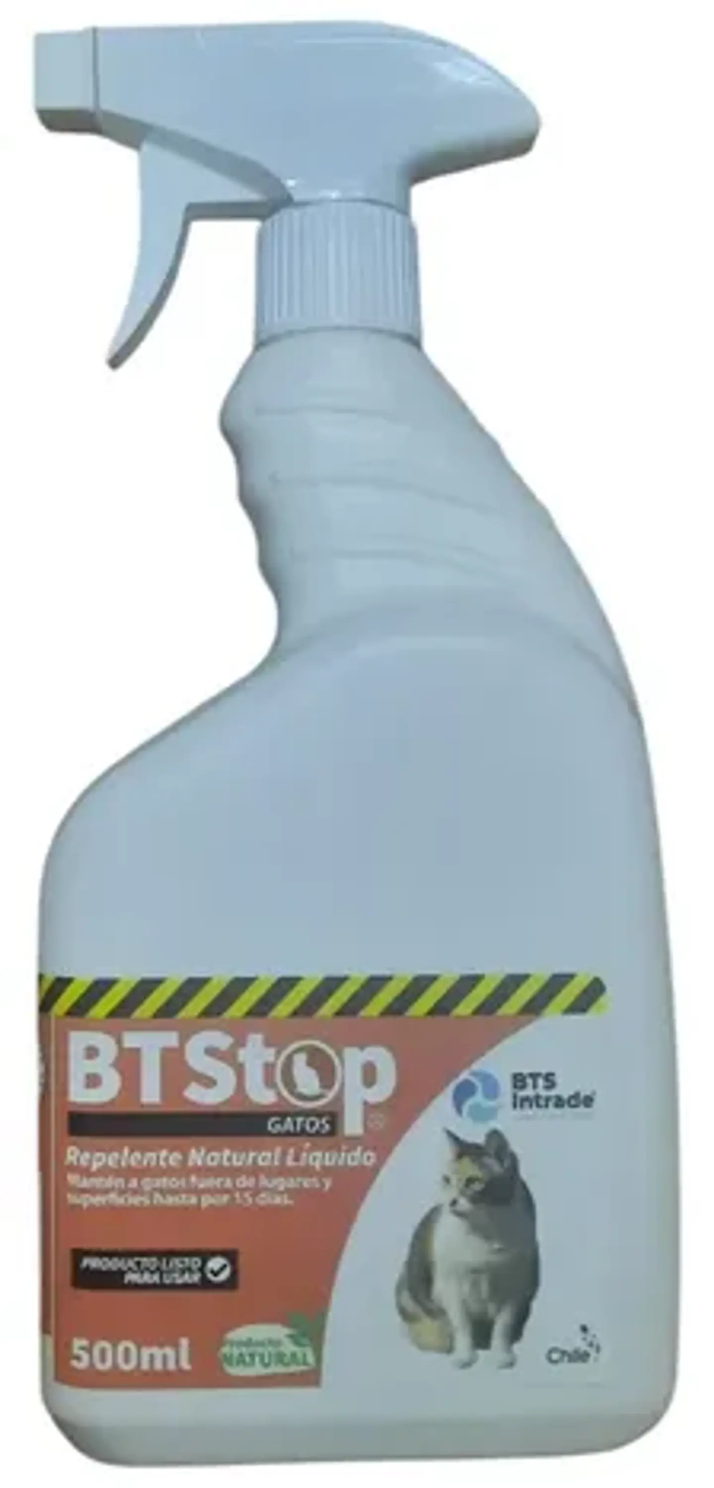 Repelente Natural Gatos Liquido, 500ml., Btstop 1