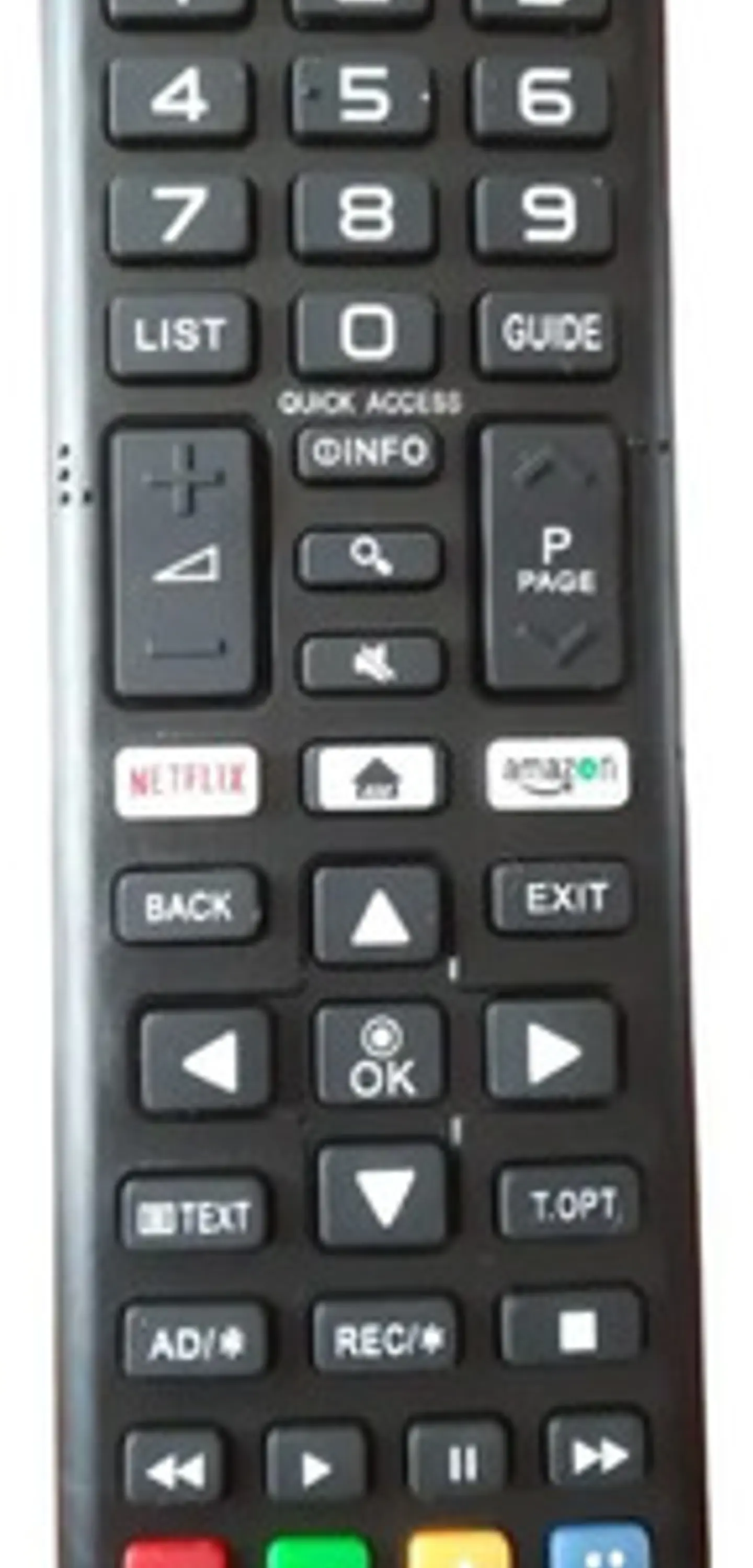 Control Remoto Genérico Akb75375608 Para Tv LG Reemplazo 1