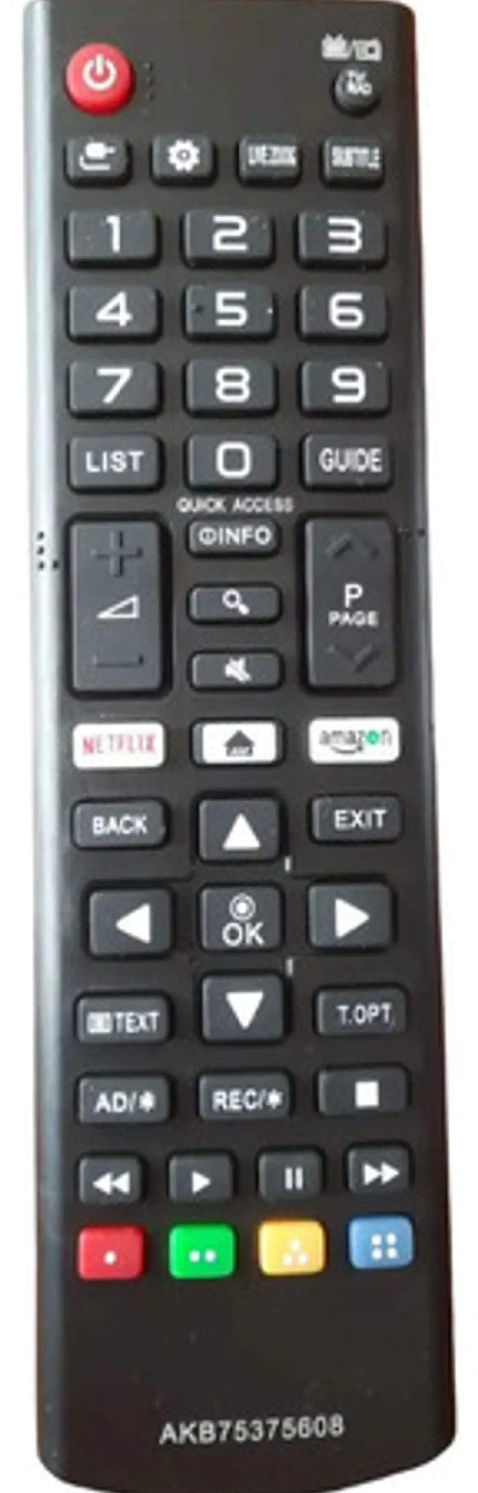 Control Remoto Genérico Akb75375608 Para Tv LG Reemplazo 1