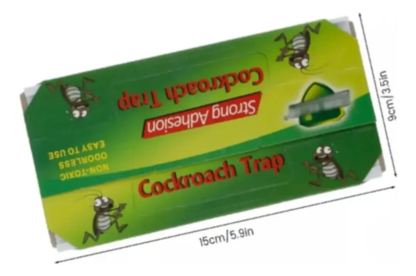 Trampa Pegajosa Atrapa Cucarachas Con Cebo (pack 3 Unidades) 4