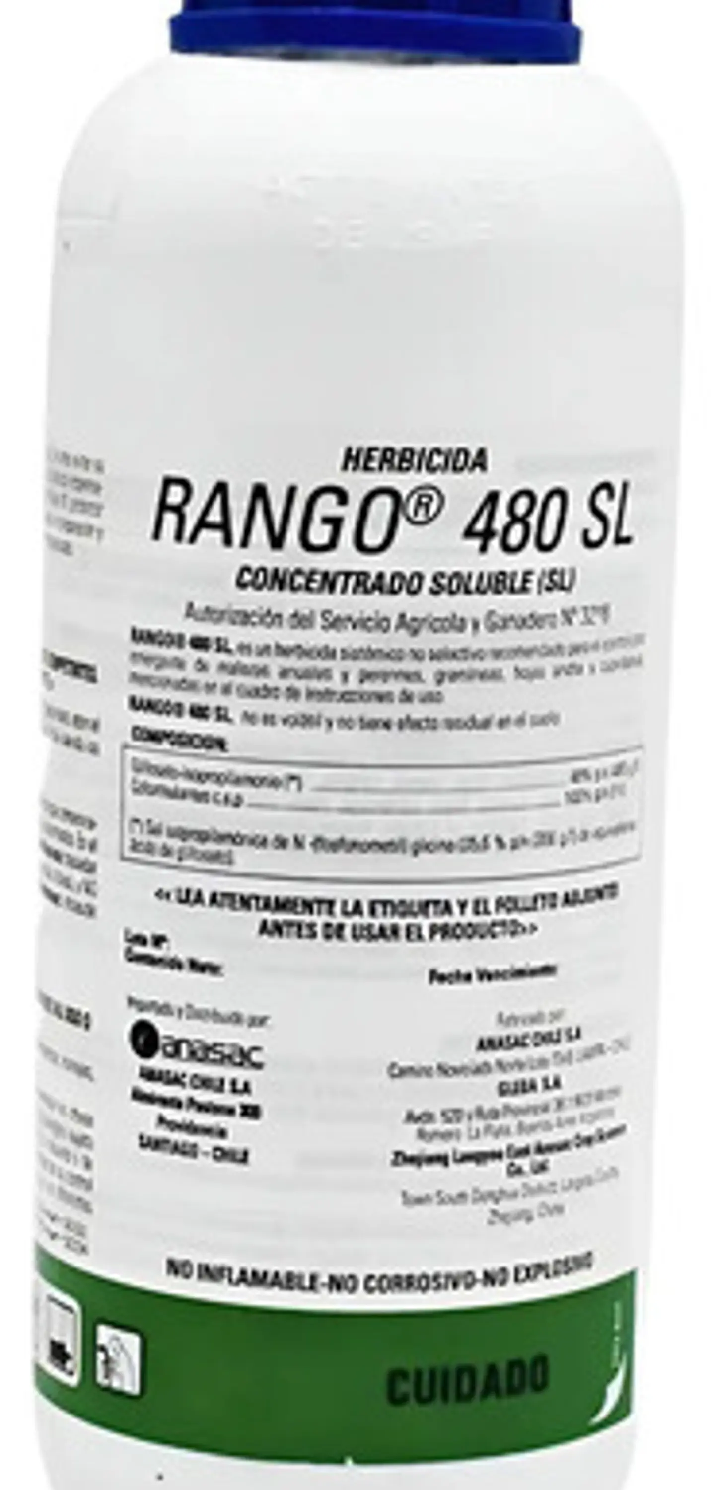 Mata Maleza Anasac Rango 480 Sl, 1 Litro (glifosato 48%) 1