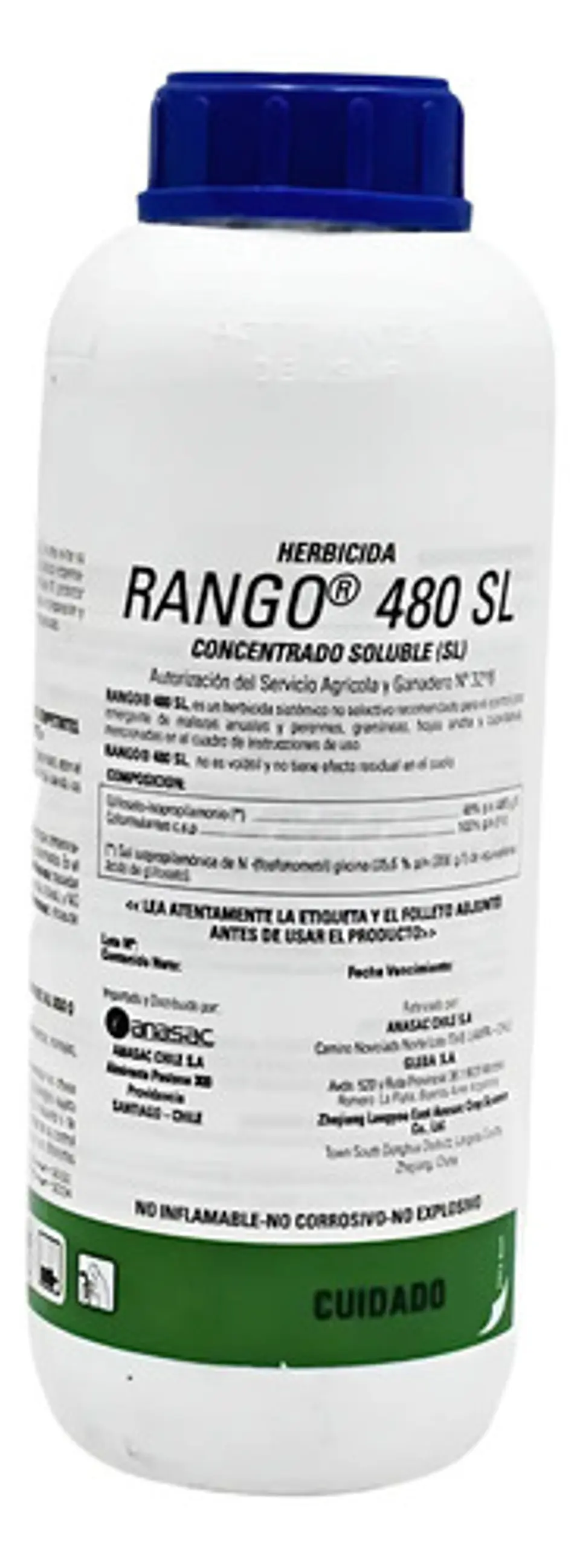 Mata Maleza Anasac Rango 480 Sl, 1 Litro (glifosato 48%) 1