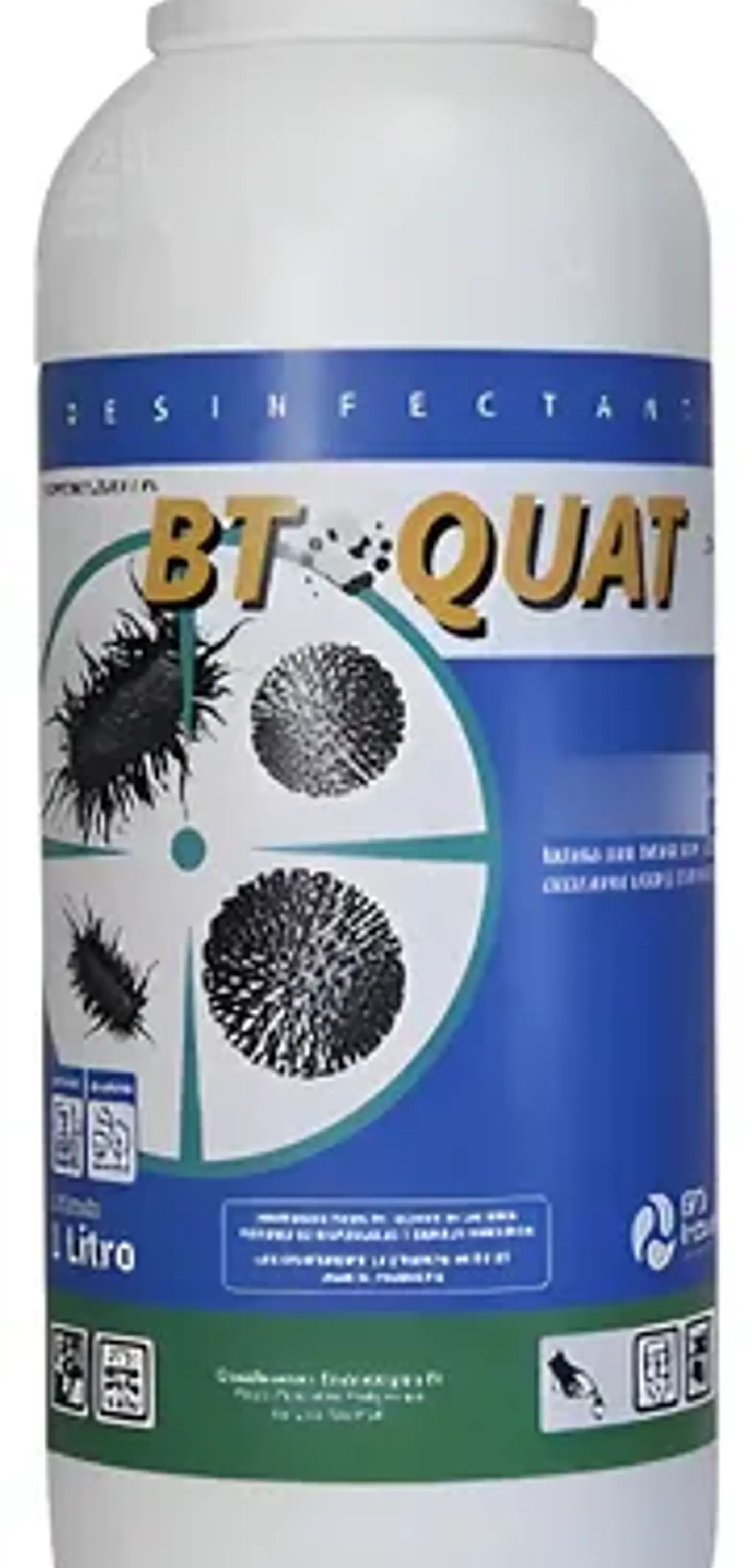 Amonio  Cuaternario. Desinfectante Líquido Bt-quat 2,5% 1l 1