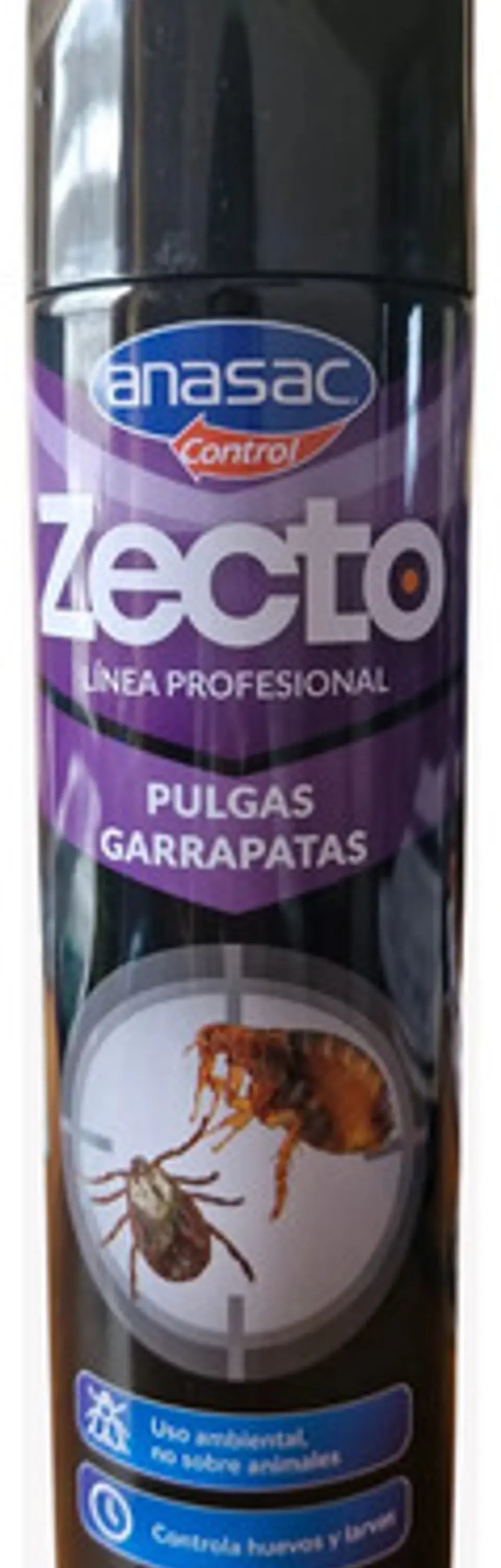 Insecticida Aerosol Pulgas Y Garrapatas, Zectoanasac, 400cc. 1