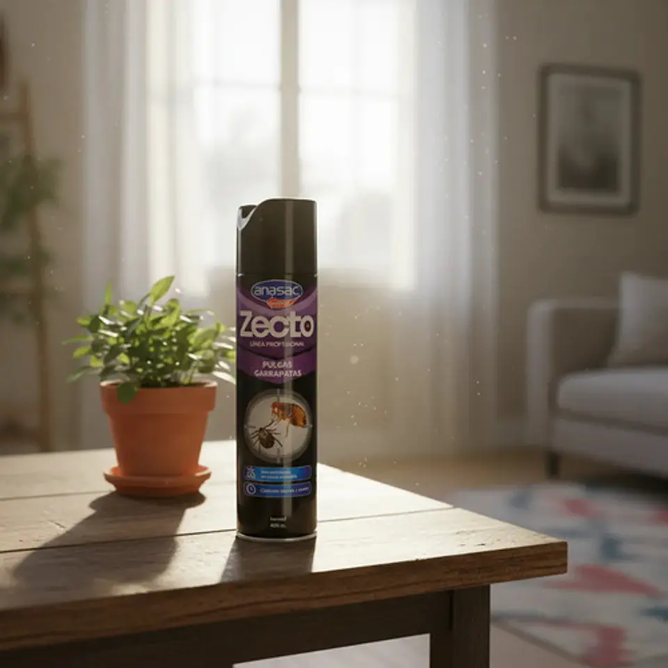 Insecticida Aerosol Pulgas Y Garrapatas, Zectoanasac, 400cc. 2