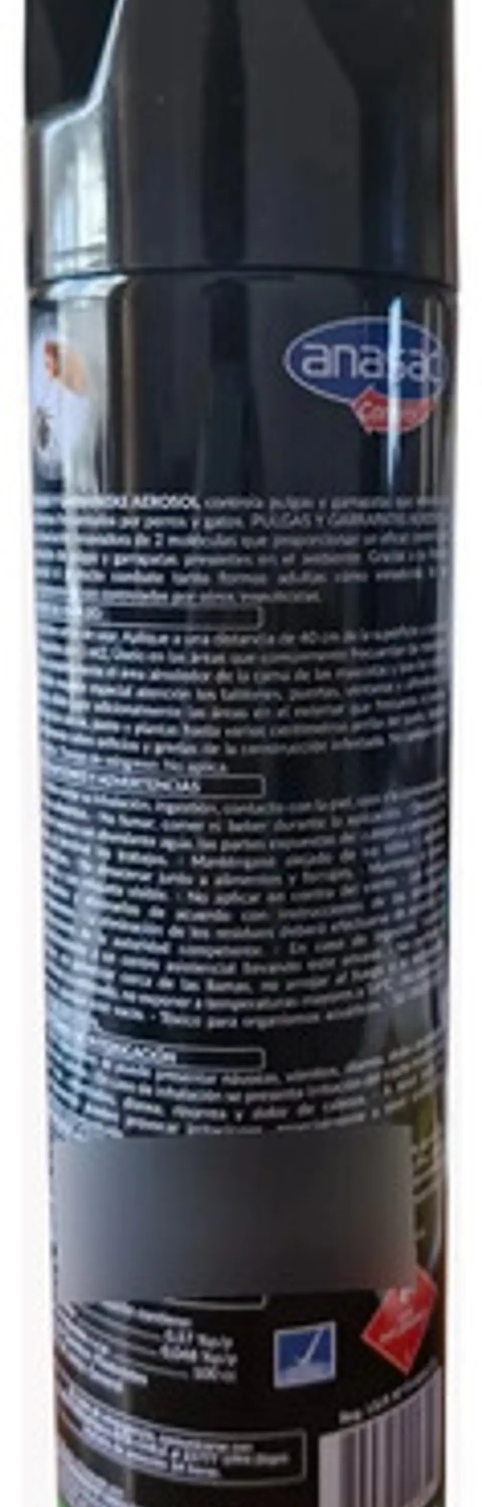 Insecticida Aerosol Pulgas Y Garrapatas, Zectoanasac, 400cc. 3