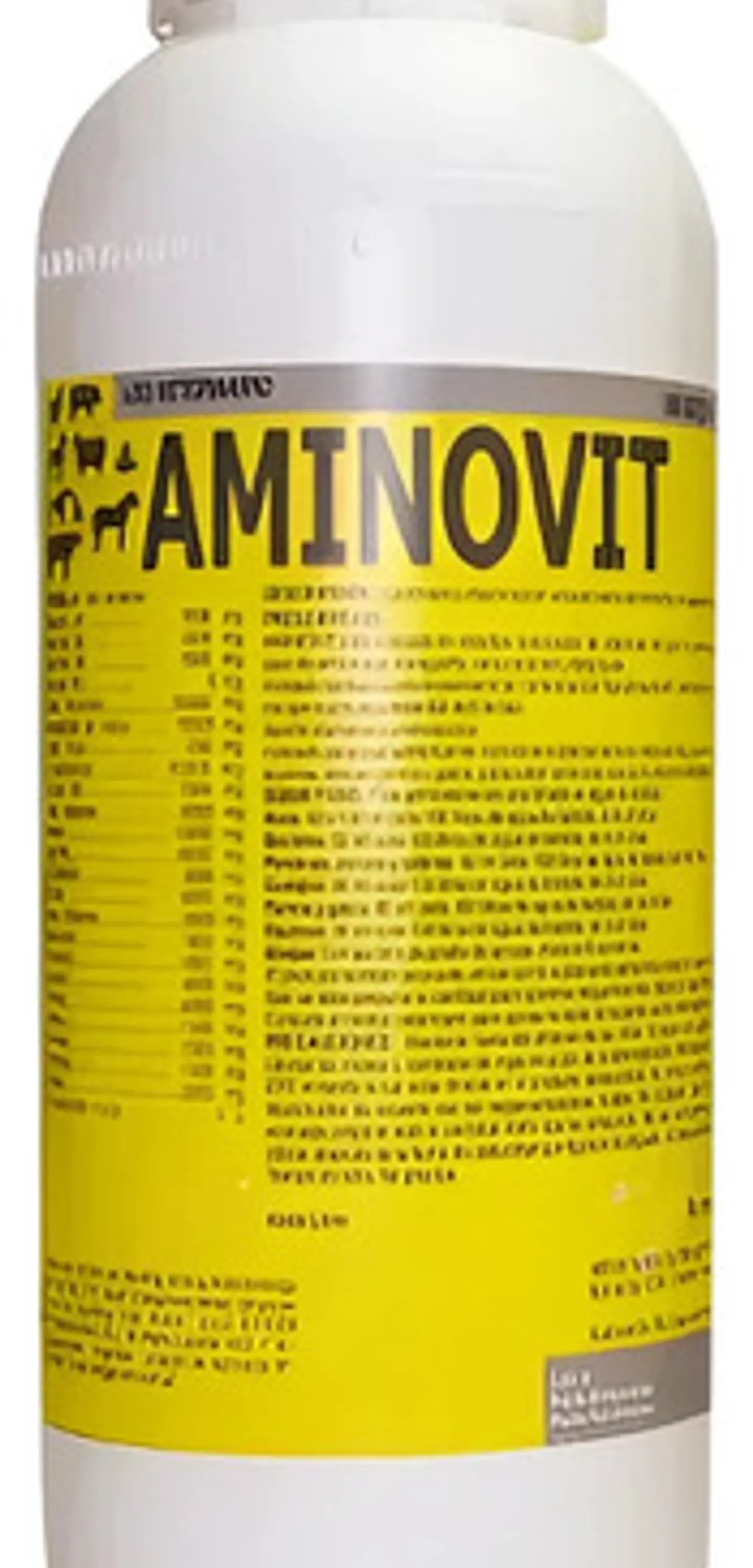 Aminovit Suplemento Vitamínico Y Aminoácidos 1 Litro Uso Vet 1