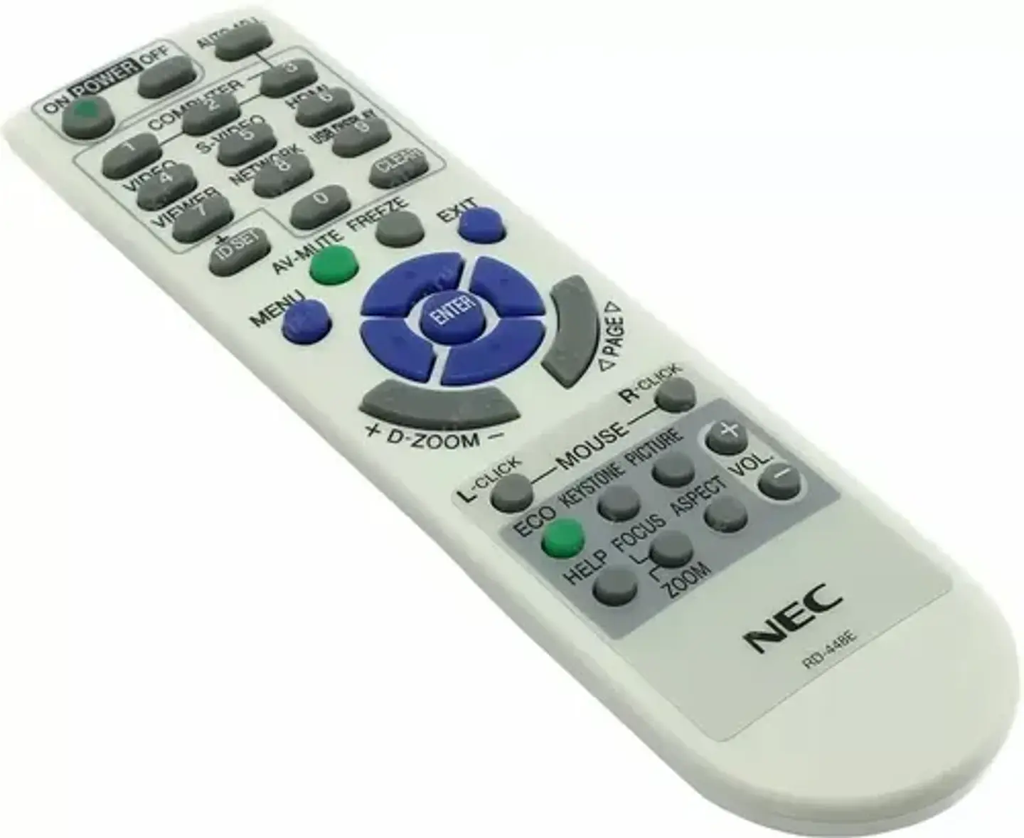 Control De Proyector Nec - 1 Año - Rd-448e Blanco 1