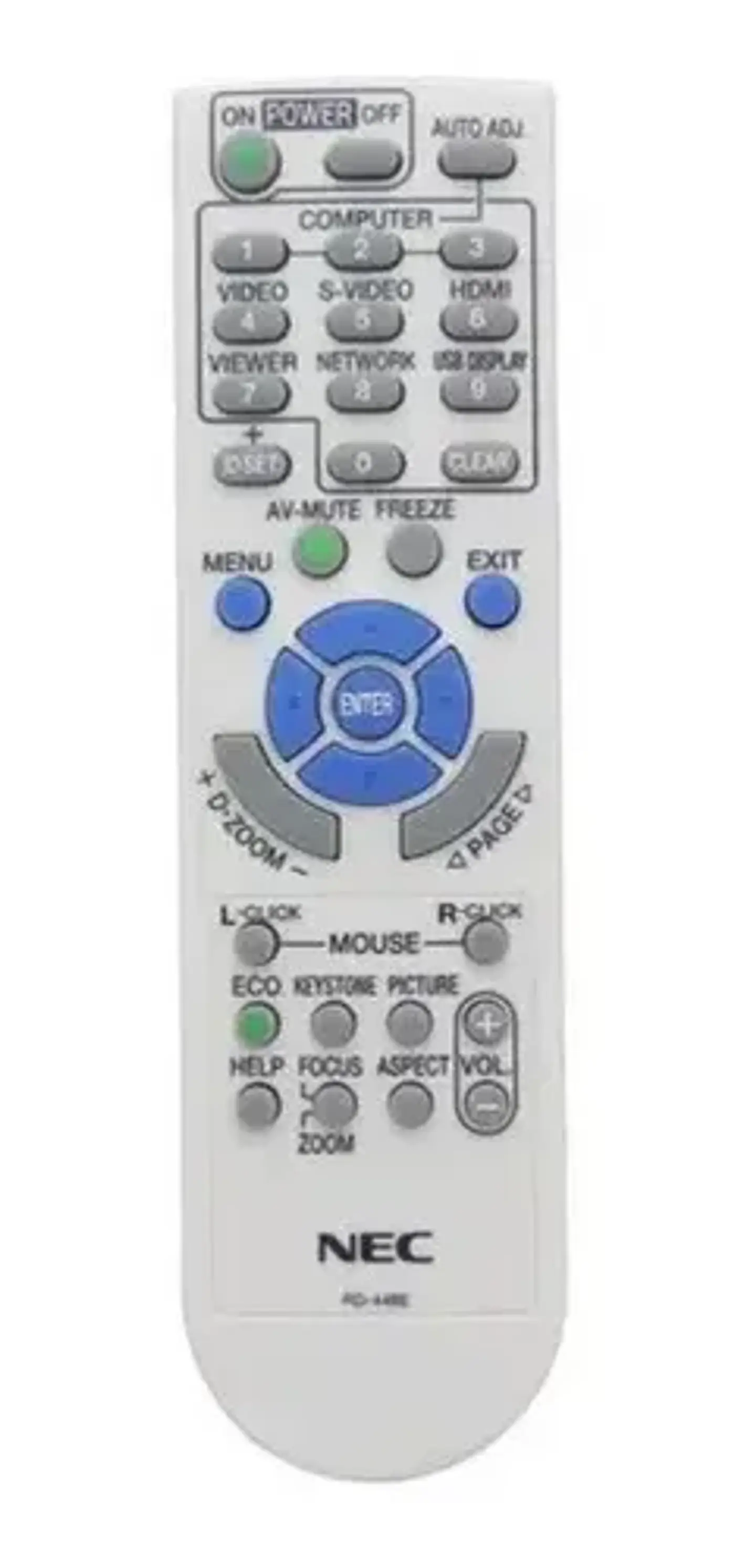 Control De Proyector Nec - 1 Año - Rd-448e Blanco 2